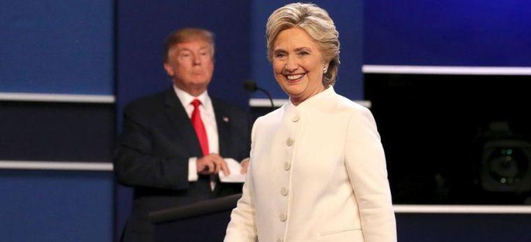 Sondeo: Clinton supera a Trump por solo cinco puntos