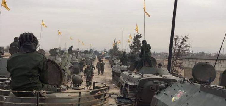 Hezbolá realiza un gran desfile militar en Siria