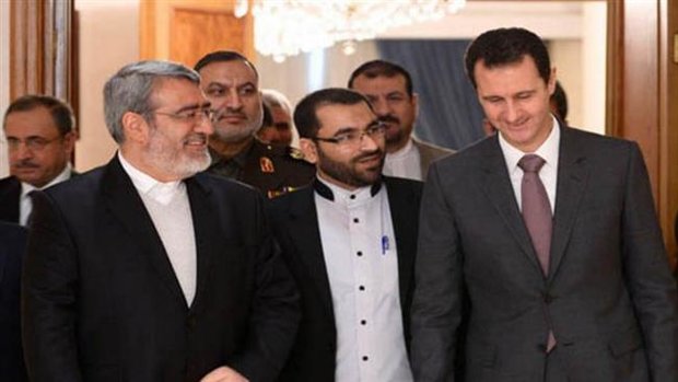 Bashar Al-Asad se reúne con el ministro del Interior de Irán en Damasco