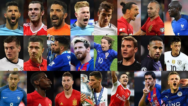 قائمة الفيفا للمرشحين لأفضل لاعب في العالم