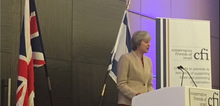 Theresa May: Nos enorgullecemos de la Declaración de Balfour