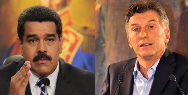 Maduro llama “cobarde” a Macri por agresión a la canciller venezolana