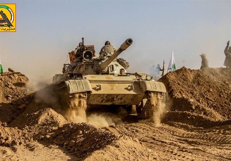 دفع حمله داعش به غرب موصل توسط حشدالشعبی