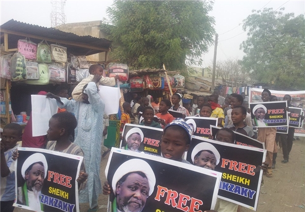 تظاهرات حاشدة في نيجيريا تطالب بالافراج عن الشيخ الزكزاكي