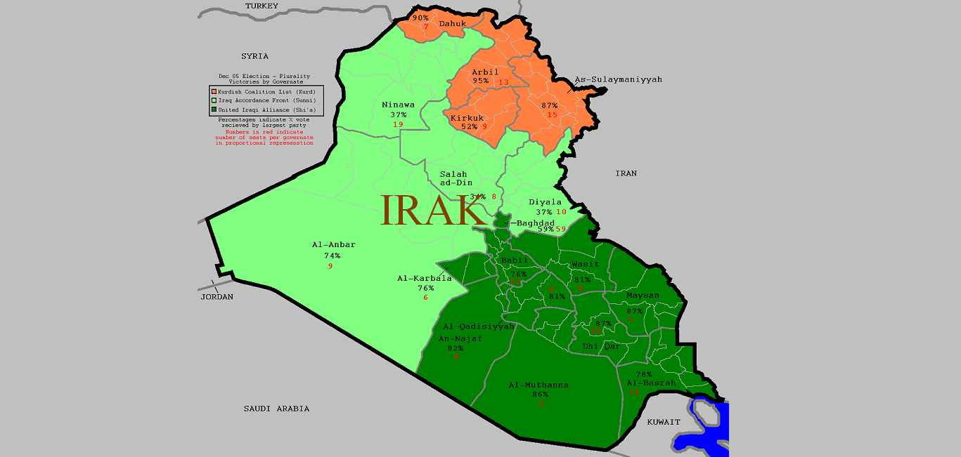 EEUU intenta hacer realidad su idea de un Irak federativo