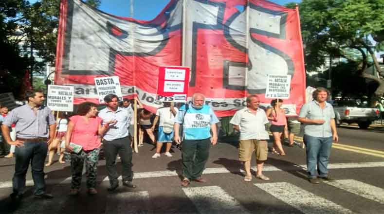 Protestas contra de la persecución política que aplica Macri en Jujuy