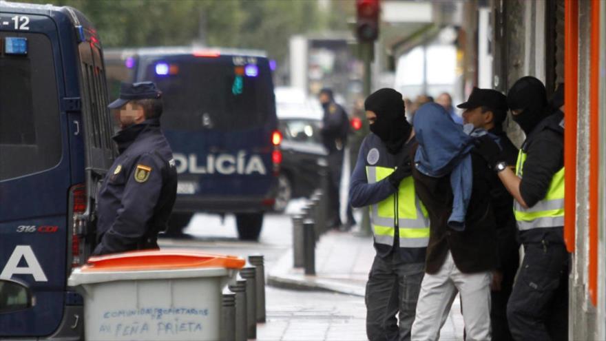 Policía española detiene a 7 personas vinculadas al terrorismo