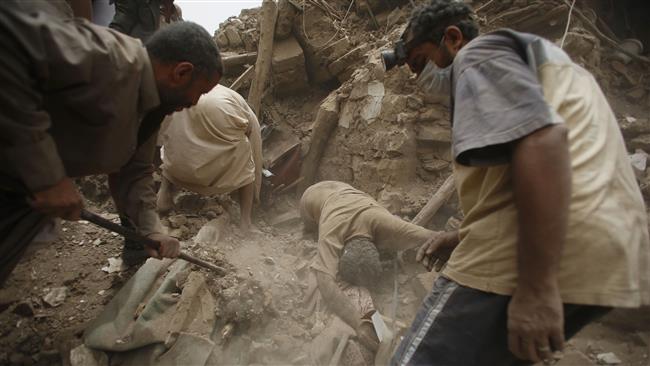 Cazas saudíes siguen bombardeando zonas civiles en Yemen