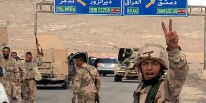 Syrian Army Liberates many Areas in Palmyra, ISIS Terrorists Fleeing