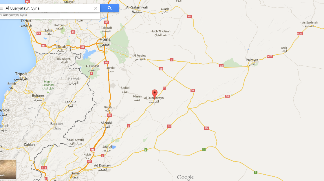 الجيش السوري يواصل تقدمه تحو بلدتي السخنة والقريتين