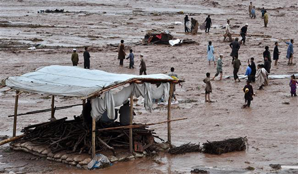 پاکستان، بارش کا قہر جاری، اب تک 60 سے زائد ہلاک