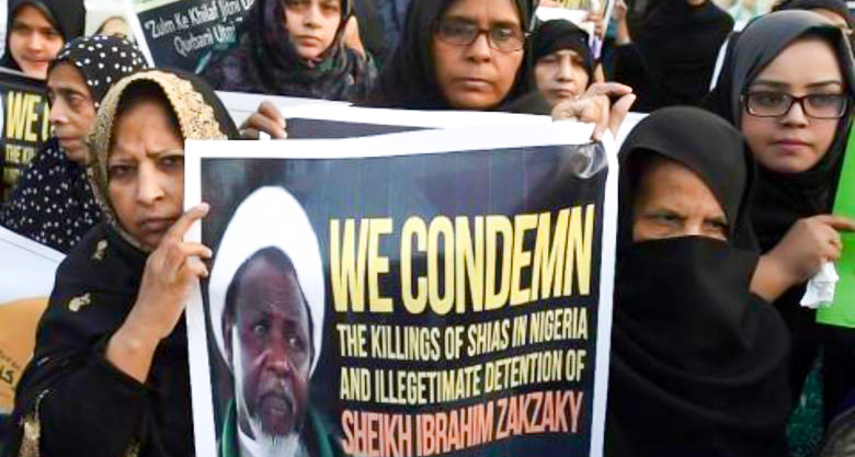 Free Sheikh Zakzaky Protest in London amid Visit by Nigerian President