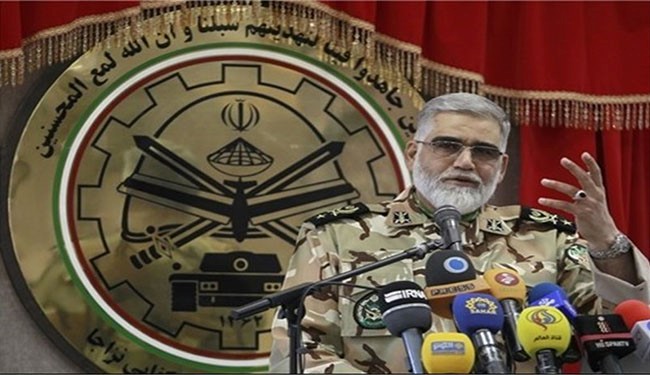 العميد بوردستان: الجيش الايراني سيقضي في المهد على اي تهديد اجنبي
