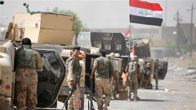 Fuerzas iraquíes toman el control de la línea ferroviaria en el norte de Faluya