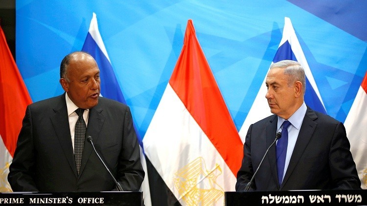 وزير الخارجية المصري من تل أبيب: امتداد الصراعات والنزاعات المسلحة في المنطقة يهدد استقرارها وشعوبها