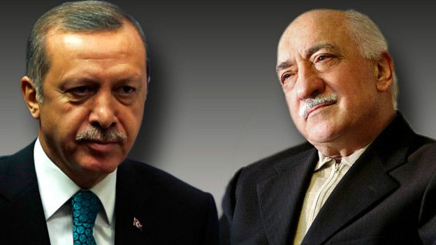 أردوغان يتهم غولن بتدبير الانقلاب، ويطالب واشنطن بتسليمه