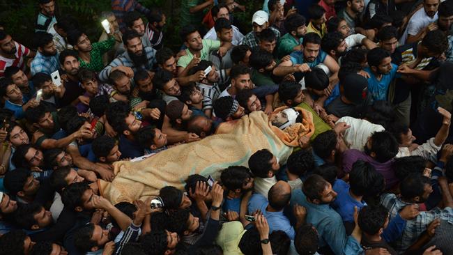 Over 40 Killed in Kashmir as Curfew Is in Force for11th Day