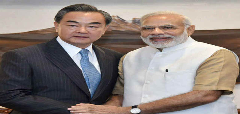 چین کے وزیر خارجہ کی ہندوستان کے وزیر ا‏عظم اور وزیر خارجہ سے ملاقات