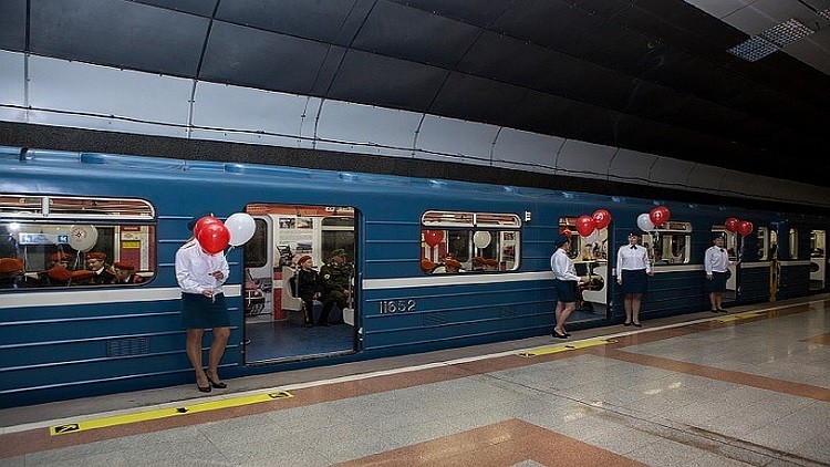 عربة قطار أنفاق تتحول إلى متحف في موسكو