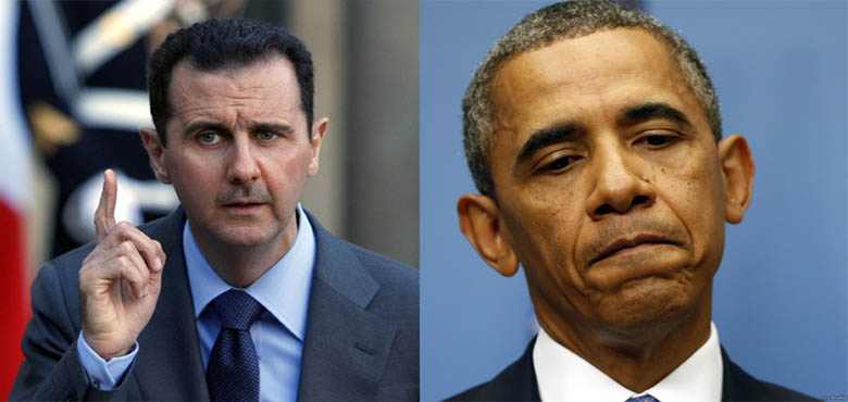بشار اسد سے اوباما نے معافی مانگ لی