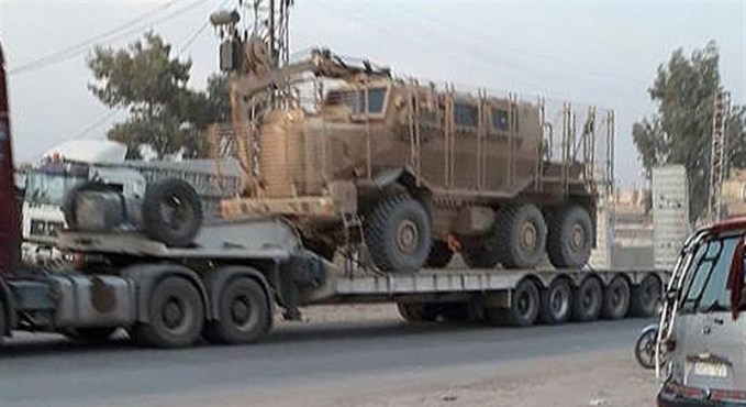 EEUU entrega más de 120 vehículos blindados a kurdos sirios