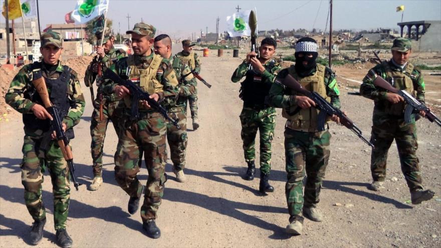 Fuerzas populares iraquíes avanzan al oeste de Mosul