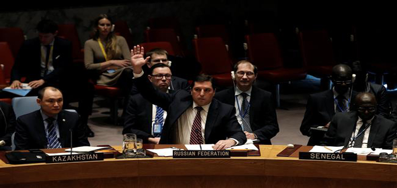 شام کے خلاف قرارداد، روس اور چین نے ویٹو کر دیا