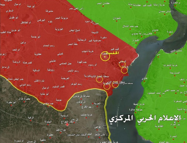 بالصور والخرائط..الجيش السوري يحرر محطتي مياه الشرب الأولى والثانية جنوب ناحية الخفسة