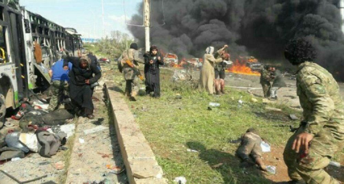 Llega a 100 el número de muertos por atentado terrorista en Siria