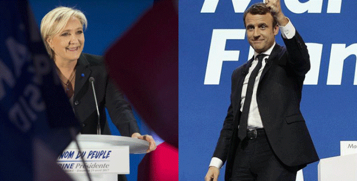 Macron y Le Pen llegan a la segunda vuelta de elecciones en Francia