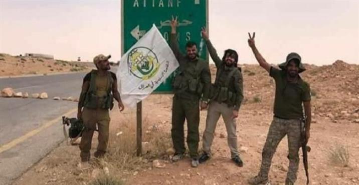 Fuerzas de Al-Hashad Al-Shabi llegan a la frontera iraquí-siria