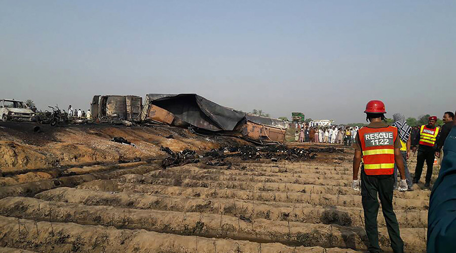 Over  140 Killed in Pakistan Oil Tanker Explosion