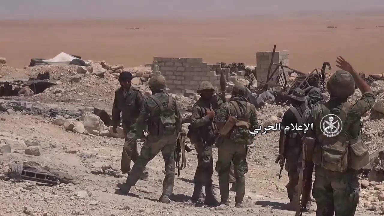 السخنة في قبضة الجيش السوري بالكامل بعد طرد داعش منها