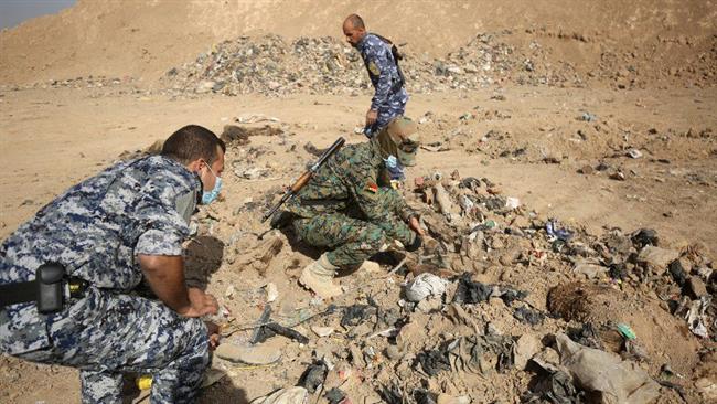 Iraqi Popular Forces Find Mass Grave near Hawijah, Kirkuk