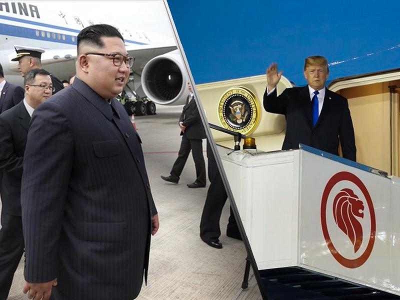 ترامب يصل سنغافورة لعقد قمة تاريخية مع زعيم كوريا الشمالية