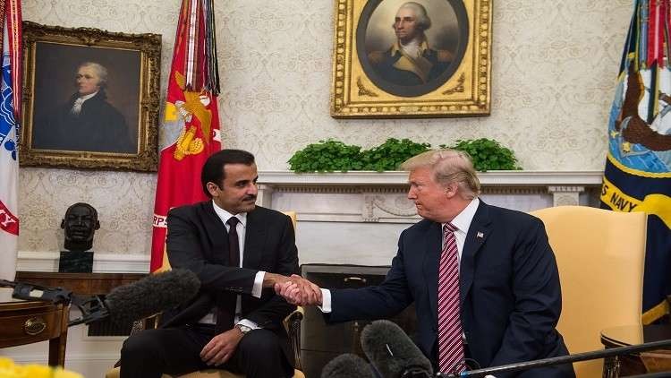 هذا ما تباحث حوله الأمير القطري والرئيس الأمريكي دونالد ترامب!