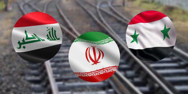 مباحثات سوريّة إيرانية عراقية لتعزيز التعاون في مجال ربط السكك الحديدية