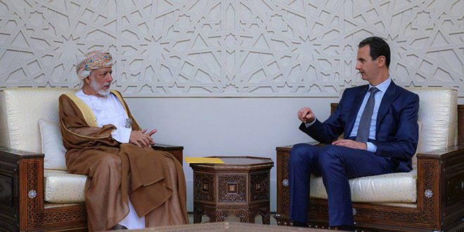 Oman FM Talks to President Assad in Damascus