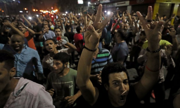 Rare Protests Erupt in Egypt after Online Call for Dissent