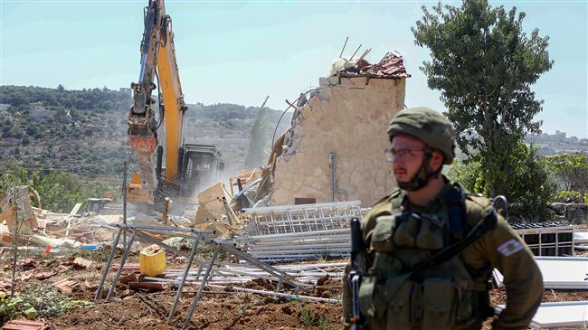 Israeli Regime Razes 52 Palestinian Structures in 2 Weeks: UN