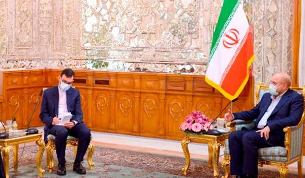 قاليباف يؤكد استمرار دعم إيران لسوريا