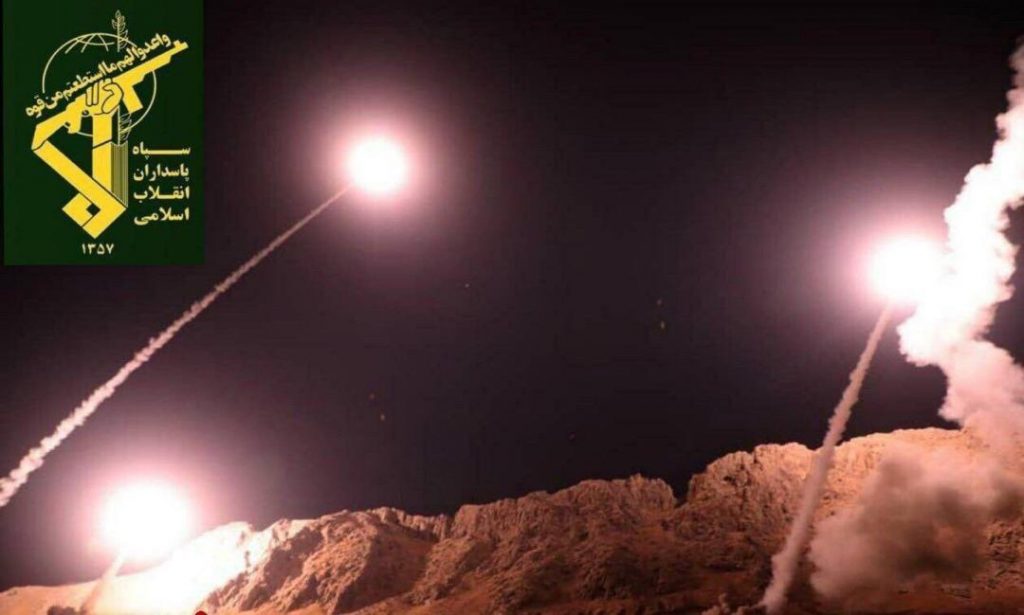 انتقاماً لدماء الشهداء.. الصواريخ الإيرانية تكسر شوكة الغطرسة الأمريكية + صور وفيديو