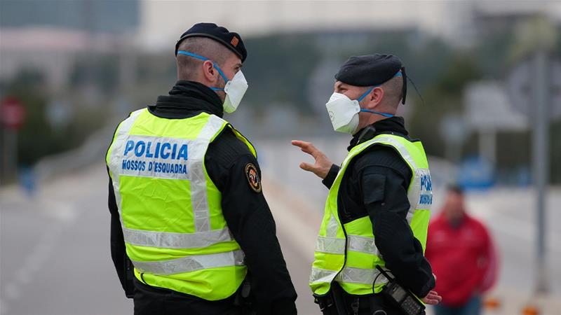 Spain Goes under Partial Lockdown amid Coronavirus Epidemic