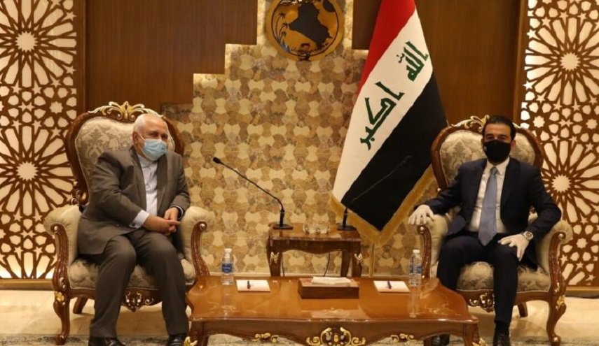 ظريف والحلبوسي یبحثان آخر التطورات الاقليمية والدولية والوضع الراهن في العراق