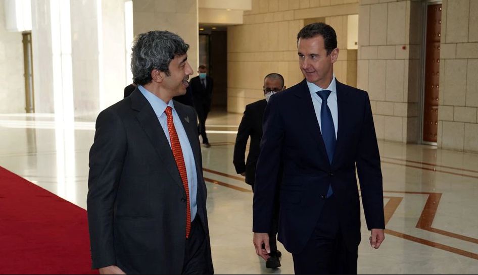 UAE FM Meets Syrian President in Damascus, despite US Concerns