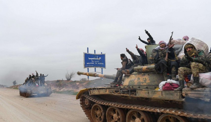 الجيش السوري يحشد قواته لمدينة الباب في ريف حلب