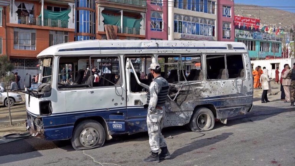 4 killed, 15 Inured as Roadside Bomb Hits Govt Employees’ Bus in Kabul