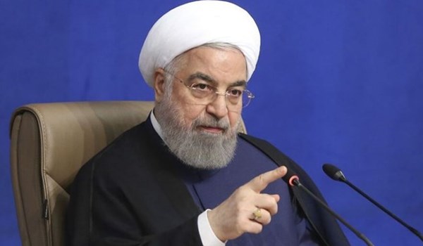 الرئيس روحاني: الضغوط القصوى واجراءات الحظر ضد ايران وصمة عار كبيرة ستلاحق امريكا