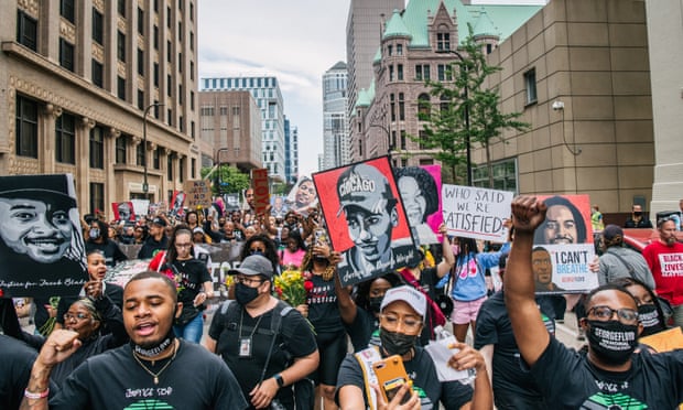 Protesters March in Minneapolis to Commemorate Floyd’s Death Anniversary