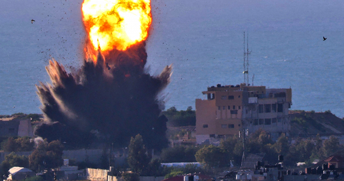 Israeli Regime Bombs Gaza Infrastructures